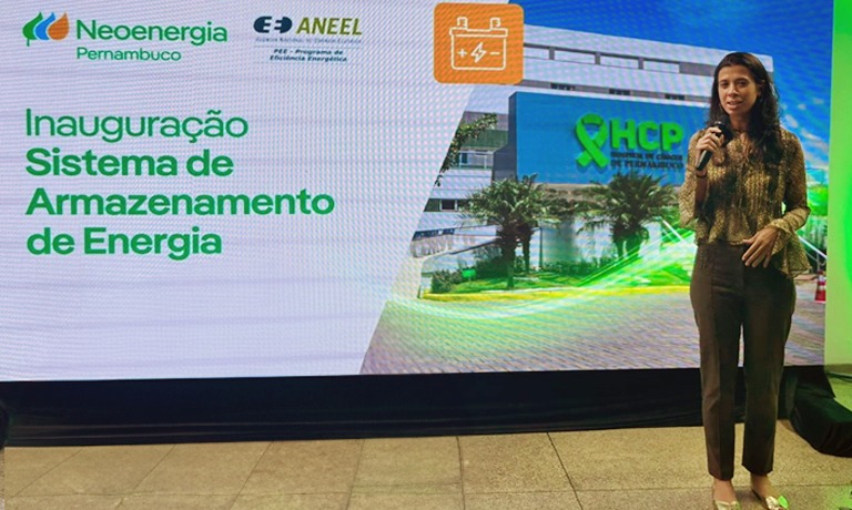 ANEEL prestigia inauguração do sistema de armazenamento de energia do Hospital de Câncer-PE 